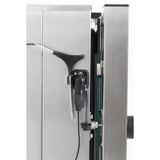 Four mixte compact à écran tactile Buffalo 6 x GN 1/1 avec support, kit d'installation et hotte d'extraction