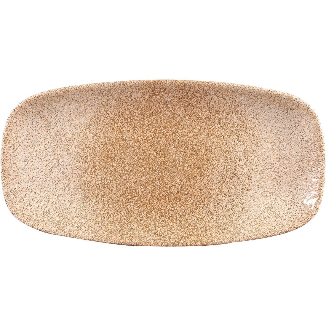 Assiettes oblongues Churchill Studio Prints Raku Garnet Orange 298mm (Lot de 12)