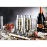 Verres à champagne sans pied double paroi Utopia 16cl (lot de 6)