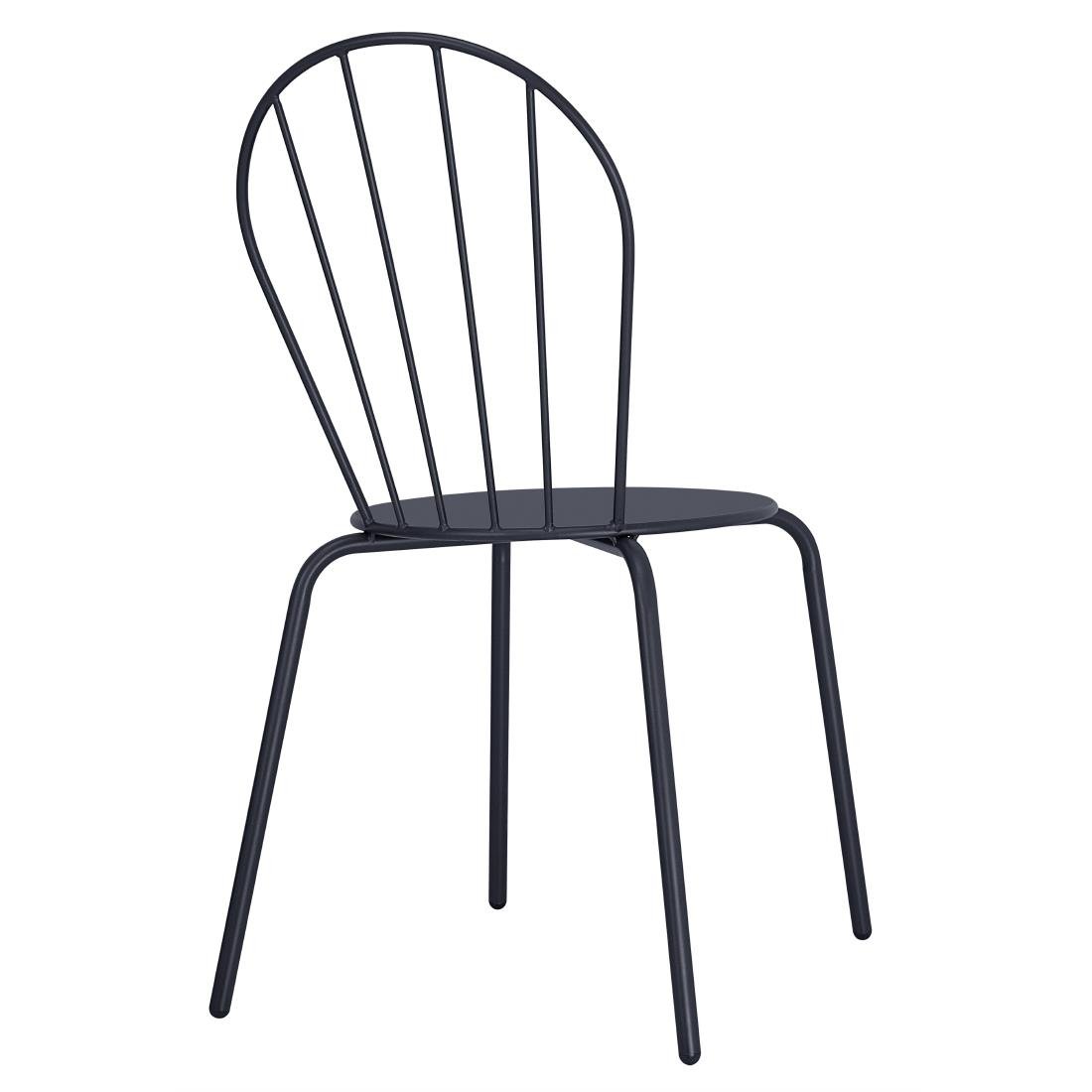 Chaises Bolero Adeline bleu - NISBETS