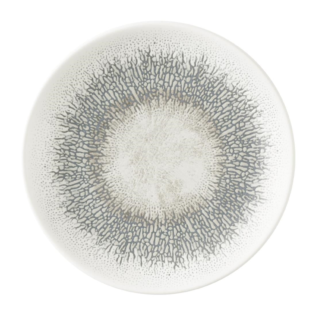 Assiettes rondes Churchill Studio Prints Fusion Grey 165mm (Lot de 12)