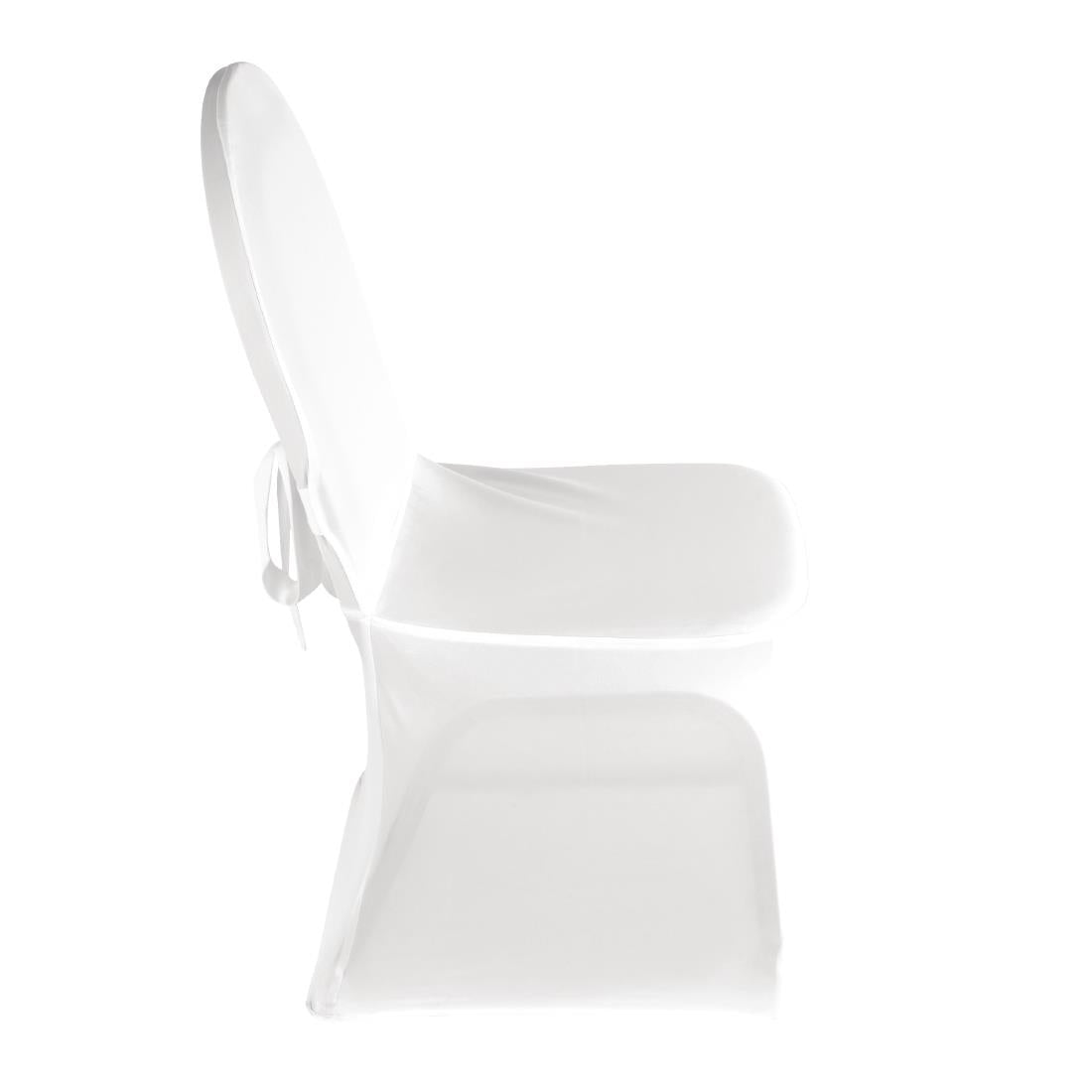 Housse de chaise de banquet Bolero blanche - NISBETS