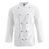 Veste de cuisine mixte Whites Chicago manches longues blanche - NISBETS
