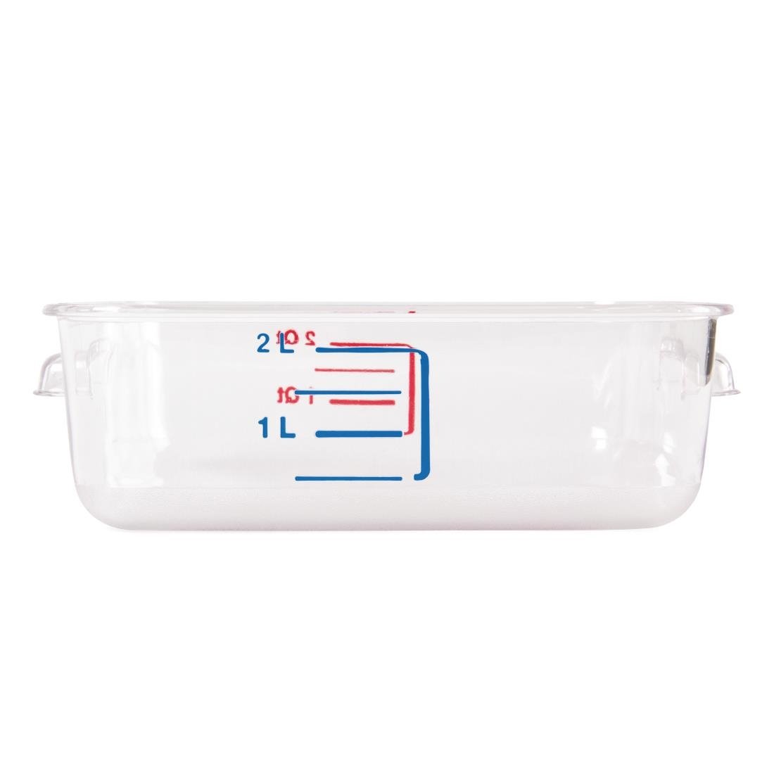 Boîte carrée de stockage 2L Rubbermaid - NISBETS