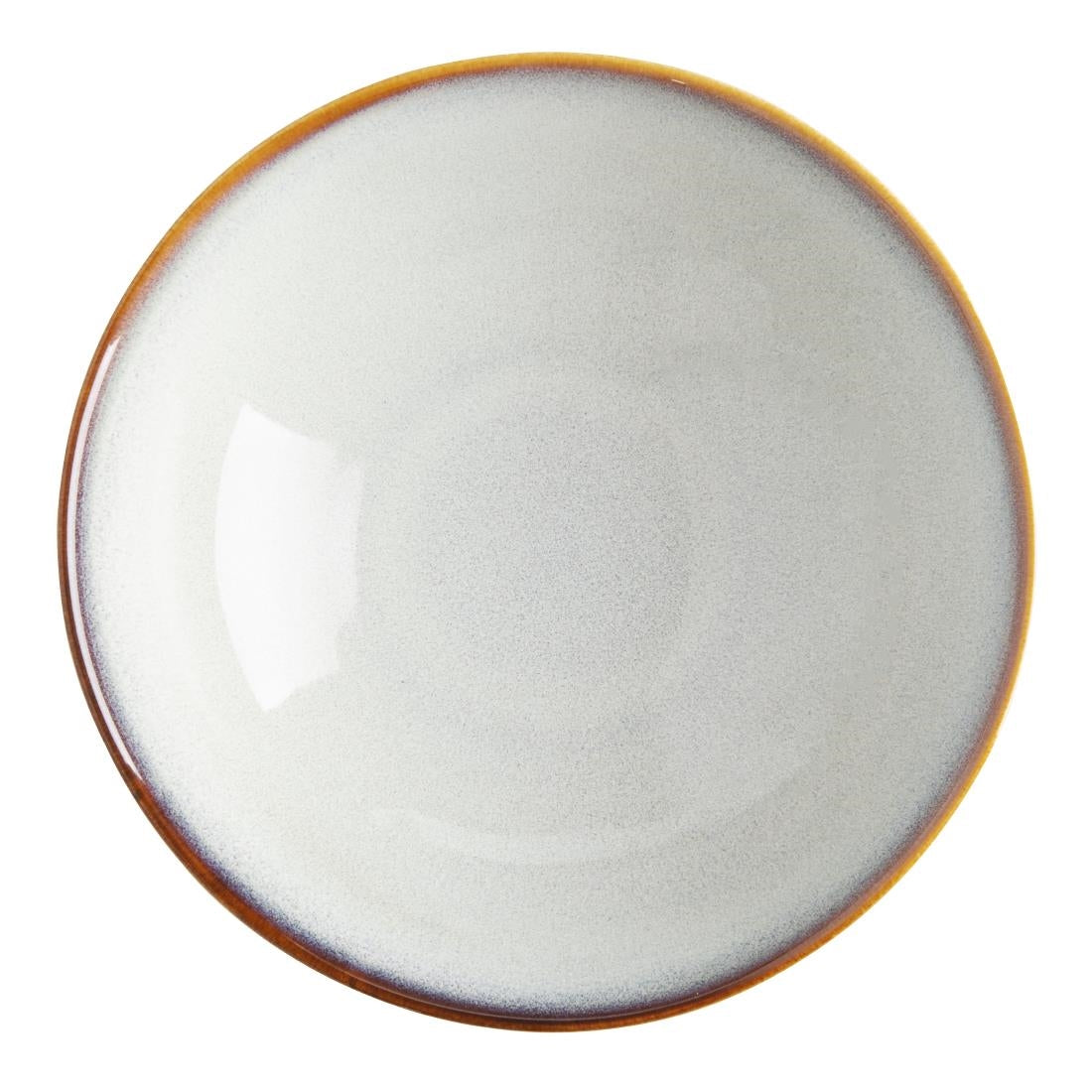 Bols évasés Olympia Drift gris uni 205 mm (lot de 4)