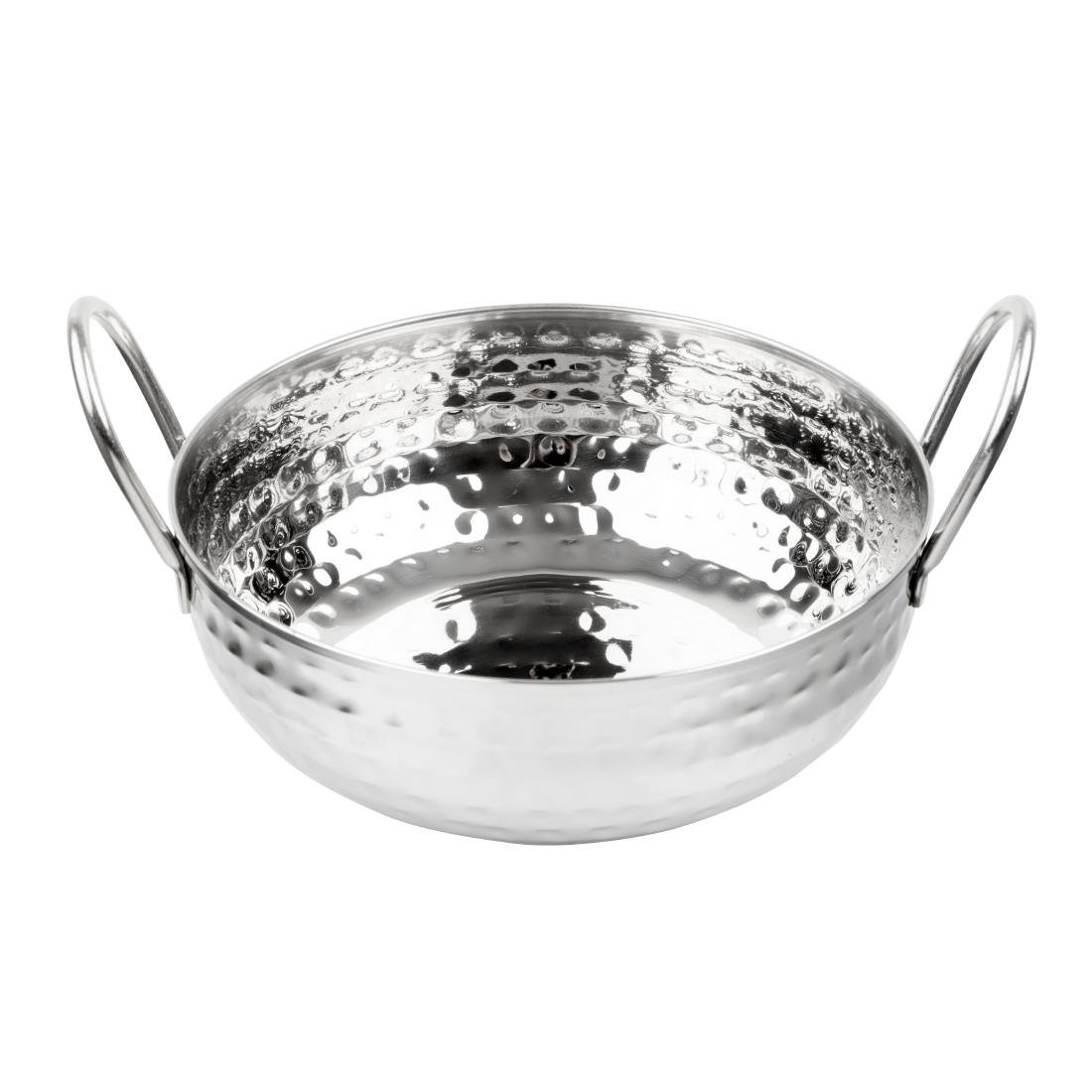 Plat Kadai en inox martelé Olympia Table Presentation 170mm