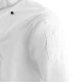 Veste de cuisine mixte Whites Chicago manches longues blanche - NISBETS