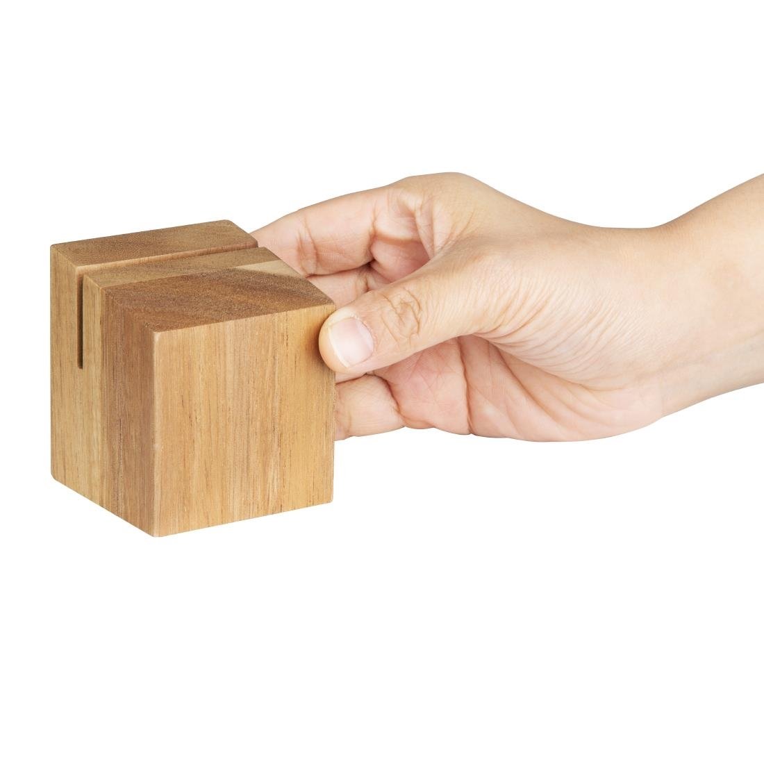 Porte-menu en bois Olympia - NISBETS