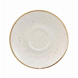 Soucoupes à cappuccino Churchill Stonecast Barley White 156mm (Lot de 12)