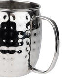 Mugs en acier inoxydable martelé Olympia Barware 440ml