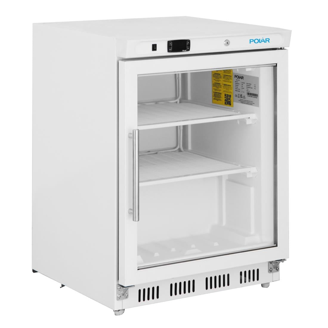 Vitrine réfrigérée négative de comptoir Polar Série C blanche 129L