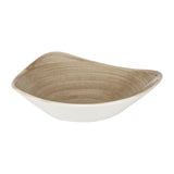 Bols triangulaires Churchill Stonecast Patina Antique Taupe 235mm (Lot de 12)