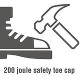 Chaussures de sécurité mixtes Nisbets Essentials noires - Taille 42