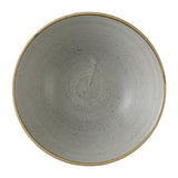 Assiettes creuses rondes Churchill Stonecast Grey 205mm (Lot de 6)