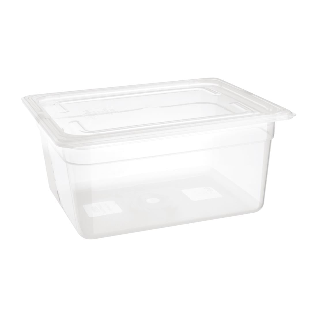 Bac en polypropylène GN 1/2 sans couvercle Nisbets Essentials 150mm
