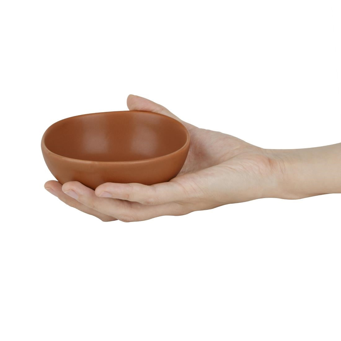 Bols profonds melon Olympia Build A Bowl 110(Ø) x 50(H)mm (lot de 12) - NISBETS