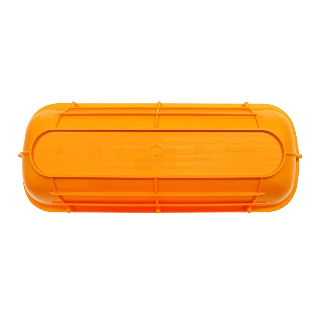 Panier de fermentation rectangulaire Schneider orange 1kg - NISBETS