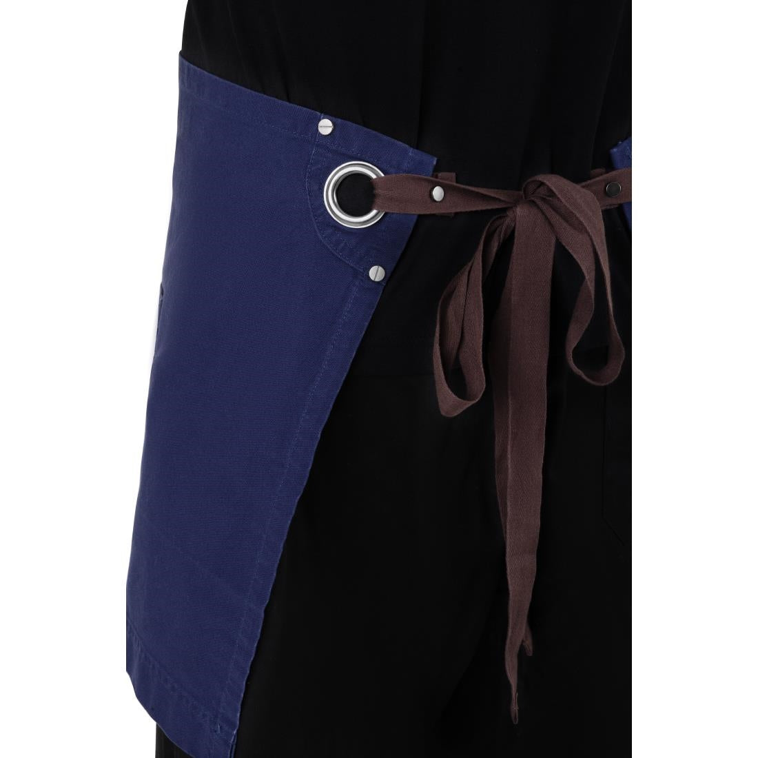 Tablier en toile de coton Southside bleu marine