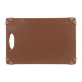 Planche à découper antidérapante professionnelle Hygiplas marron 458x306mm