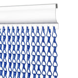Moustiquaire de porte à chaînes EazyZap bleue