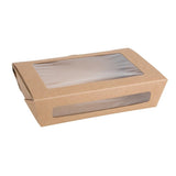 Boîtes salade compostables avec fenêtre en PLA Fiesta Compostable 1 - NISBETS