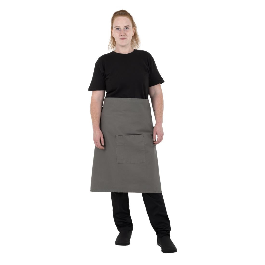 Tablier bistro en toile de coton Southside kaki