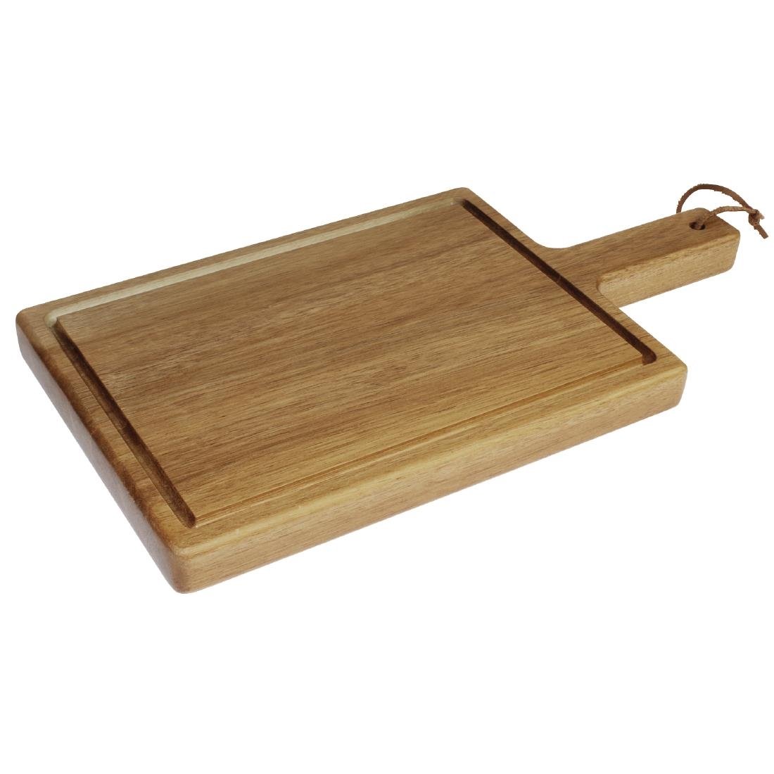 Planche à servir en bois d'acacia T&G Woodware Tuscany 420 x 230mm - NISBETS