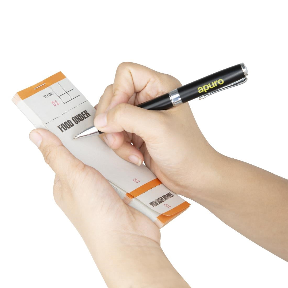 Carnets de commande feuilles simples avec numéros détachables (lot de 50) - NISBETS