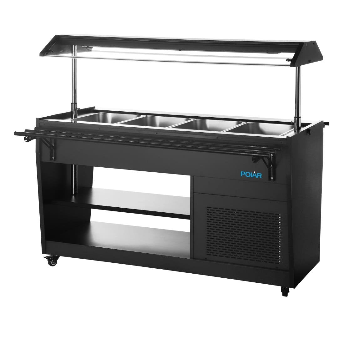 Buffet réfrigéré Polar série G noir - NISBETS