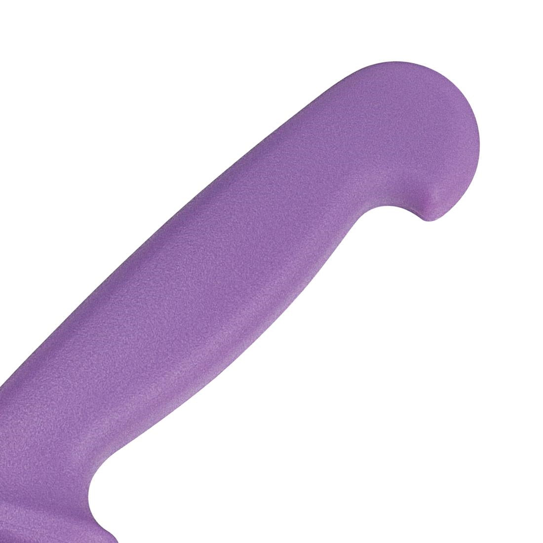 Couteau à trancher denté Hygiplas violet 248mm