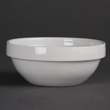 Bols empilables Olympia Whiteware 130mm (lot de 12) - NISBETS