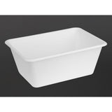 Barquettes alimentaires en bagasse Fiesta Compostable 1000ml (lot de 100)