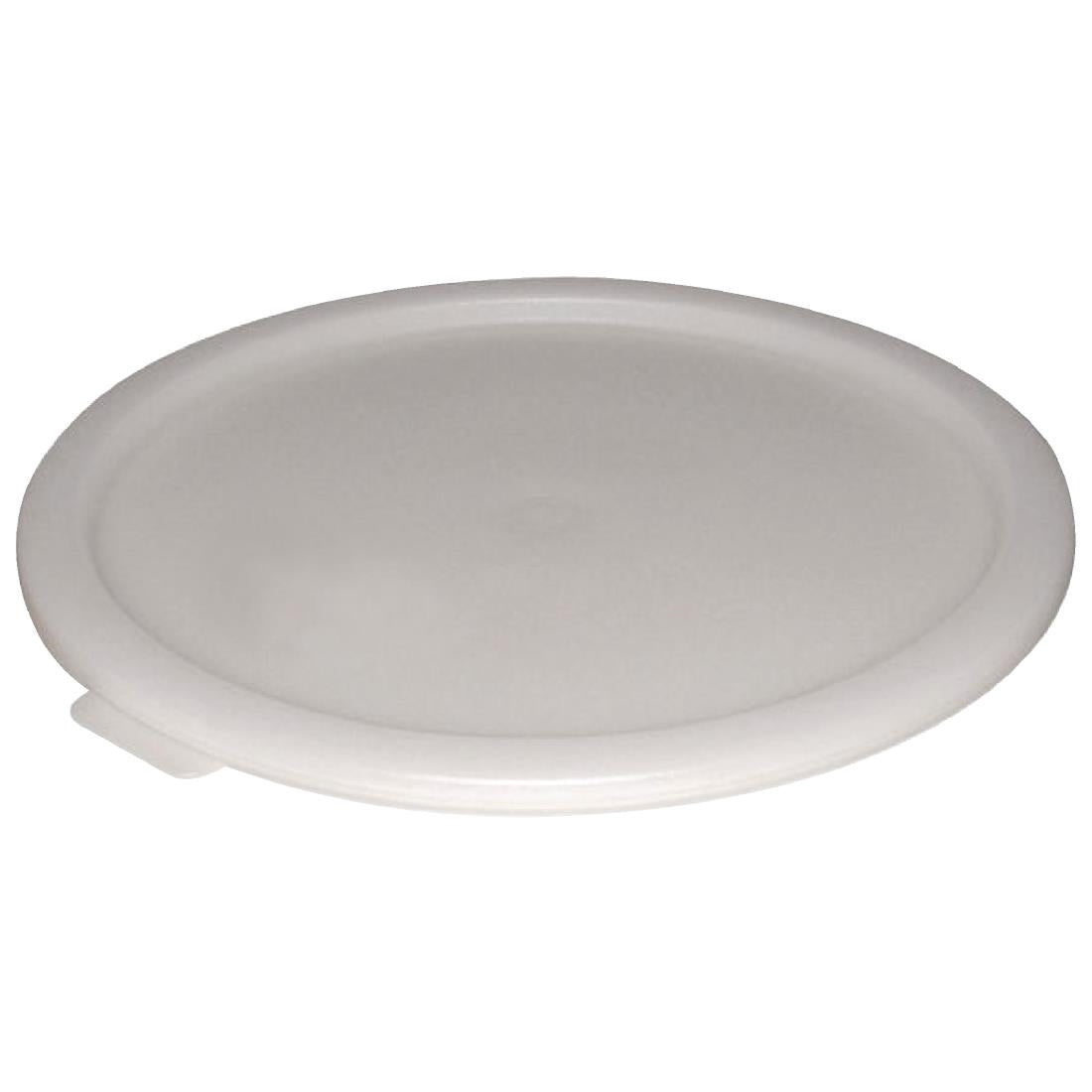 Couvercle rond pour boîtes de conservation 10 à 15L blanc Vogue - NISBETS