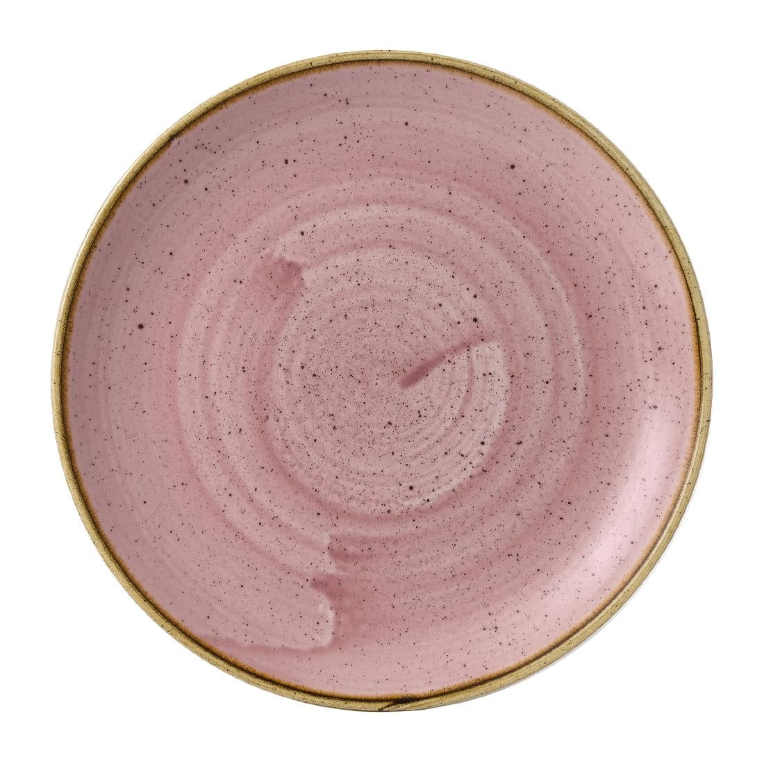 Assiettes rondes Churchill Stonecast Petal Pink 228mm (Lot de 12)