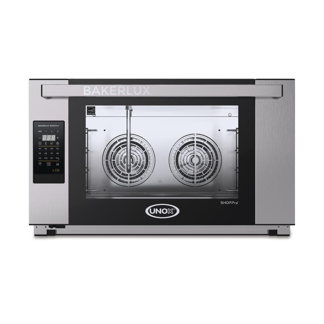 Four à convection avec humidificateur Unox Bakerlux SHOP Pro Rossella Led 4 plaques 600 x 400mm