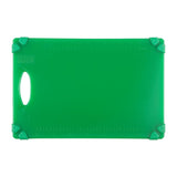 Planche à découper antidérapante professionnelle Hygiplas verte 458x306mm