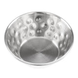 Pots à sauce en acier inoxydable martelé Olympia 45ml (lot de 12)