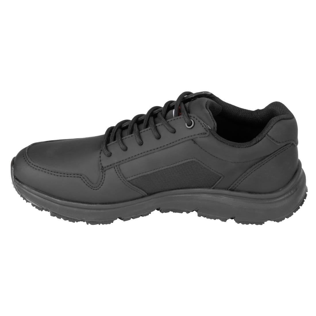 Baskets en microfibre recyclée Slipbuster Veso noires - NISBETS