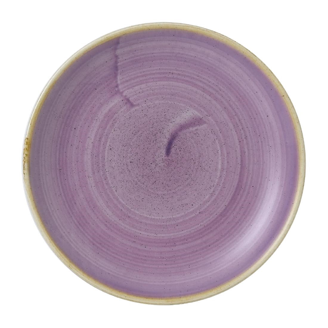 Assiettes coupes rondes Churchill Stonecast Lavender Evolve 165mm (Lot de 12)
