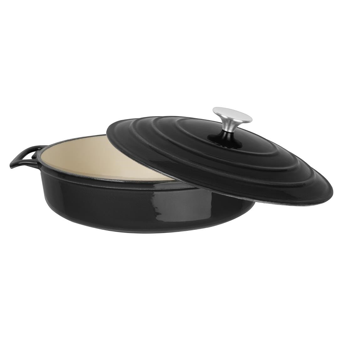 Cocotte en fonte ronde Vogue 3,5L noire