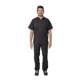 Veste de cuisine mixte Cool Vent Chef Works Urban Springfield noire - NISBETS