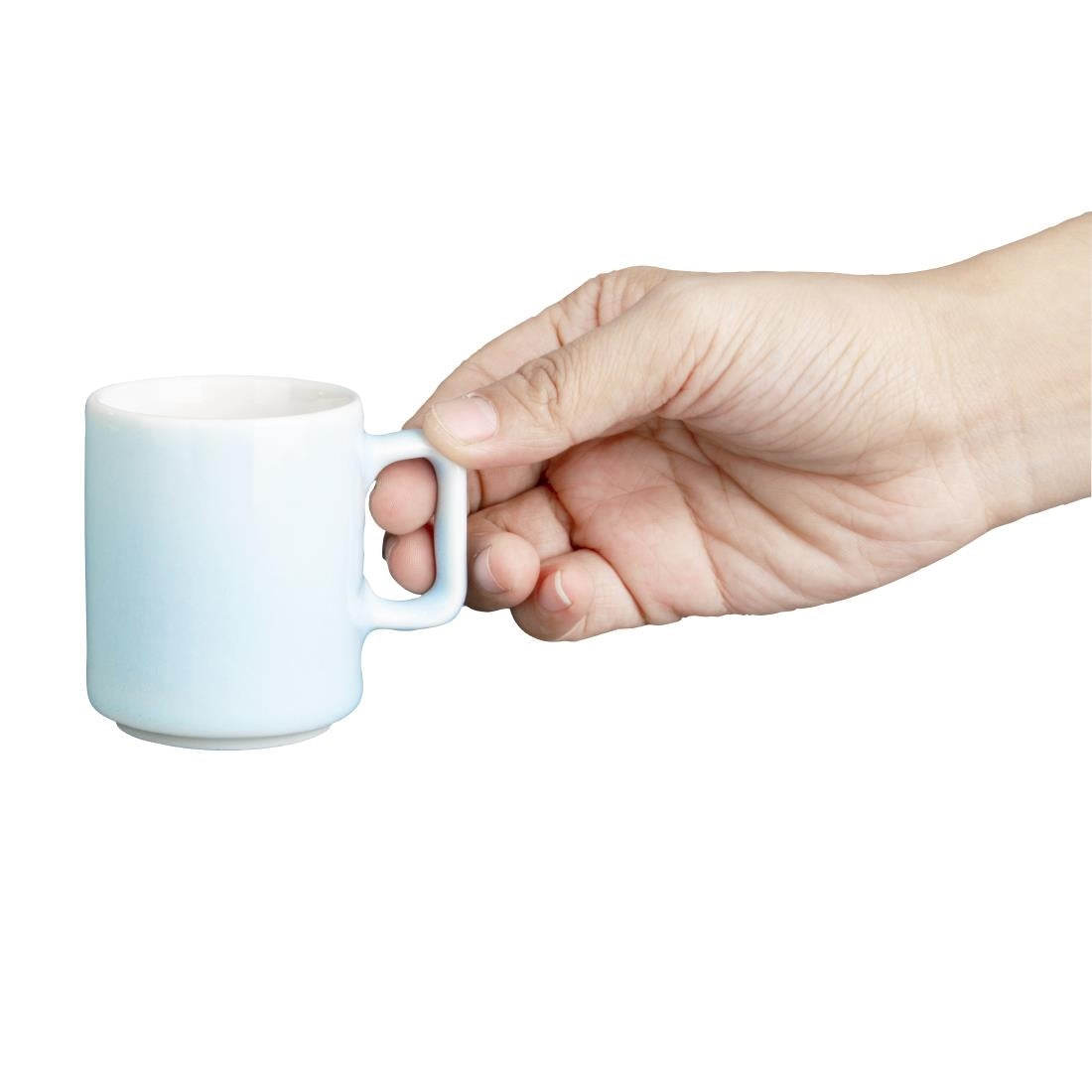 Tasses Olympia Fondant bleues 85,5ml (lot de 6) - NISBETS