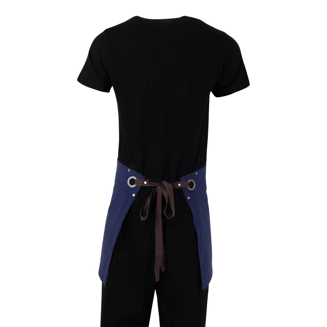 Tablier en toile de coton Southside bleu marine