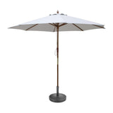 Pied de parasol en béton noir Bolero avec adaptateur 48/38mm - NISBETS