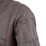 Veste de cuisine mixte légère à fermeture éclair Hartford Chef Works Urban gris graphite M - NISBETS