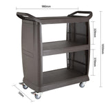 Chariot en polypropylène Vogue 980x505x1050 mm - NISBETS