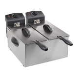 Friteuse double Tristar FR-6937 inox 2 x 3L