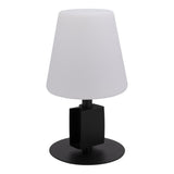 Lampe de table noire LED sans fil Securit Michelle avec 3 étiquettes ardoises amovibles