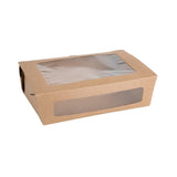 Boîtes salade compostables avec fenêtre en PLA Fiesta Compostable 1 - NISBETS
