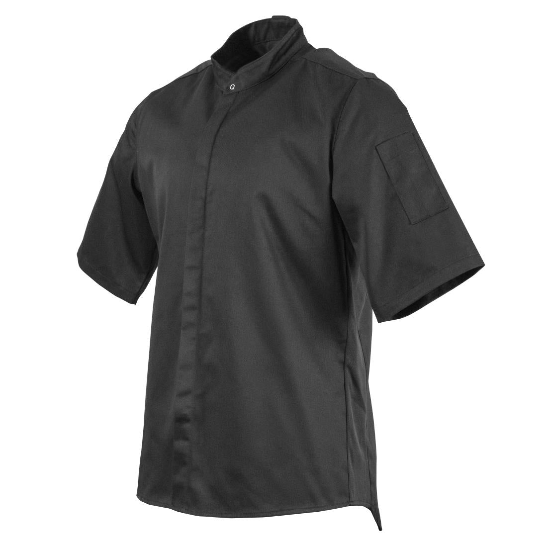 Veste col officier Southside noire - NISBETS